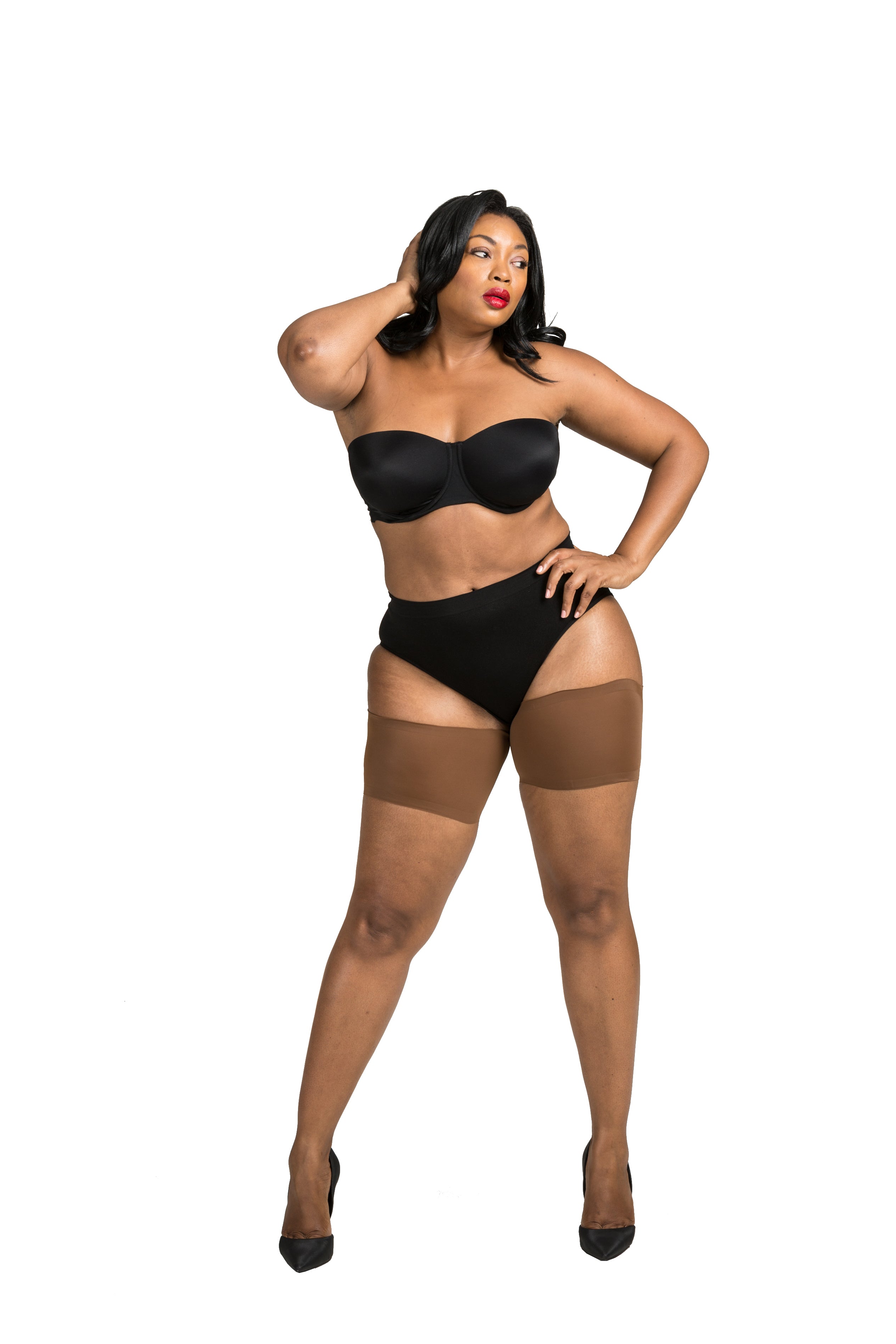 Performance Thigh Bands by Bandelettes® | Chocolate