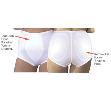 Padded Panty Brief Light Shaping (Removable Pads) | Style 914
