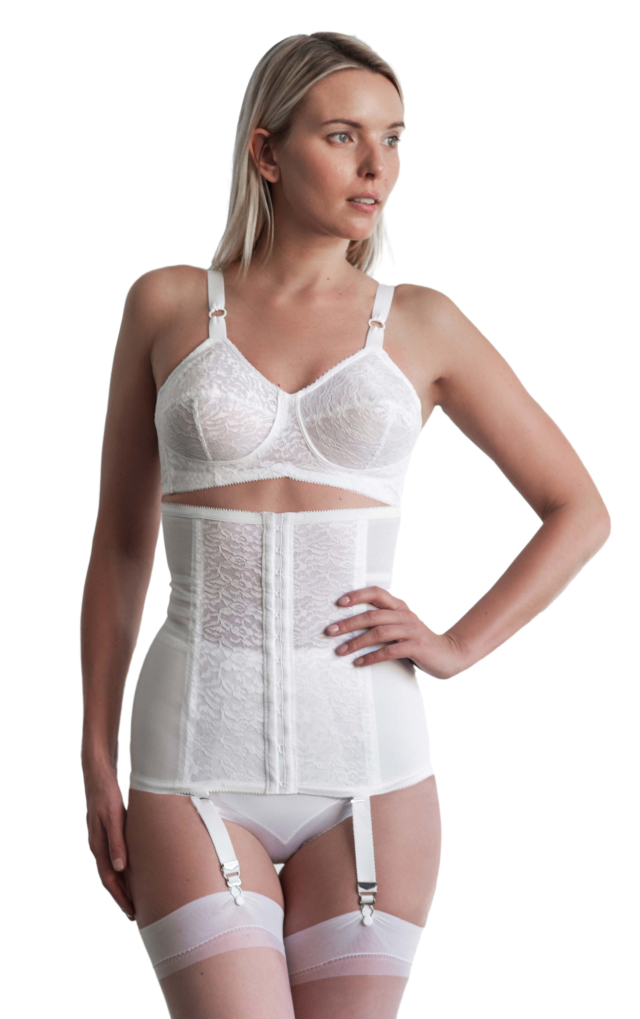 Style 21 | Waist Trainer / Girdle with Garters Firm Shaping