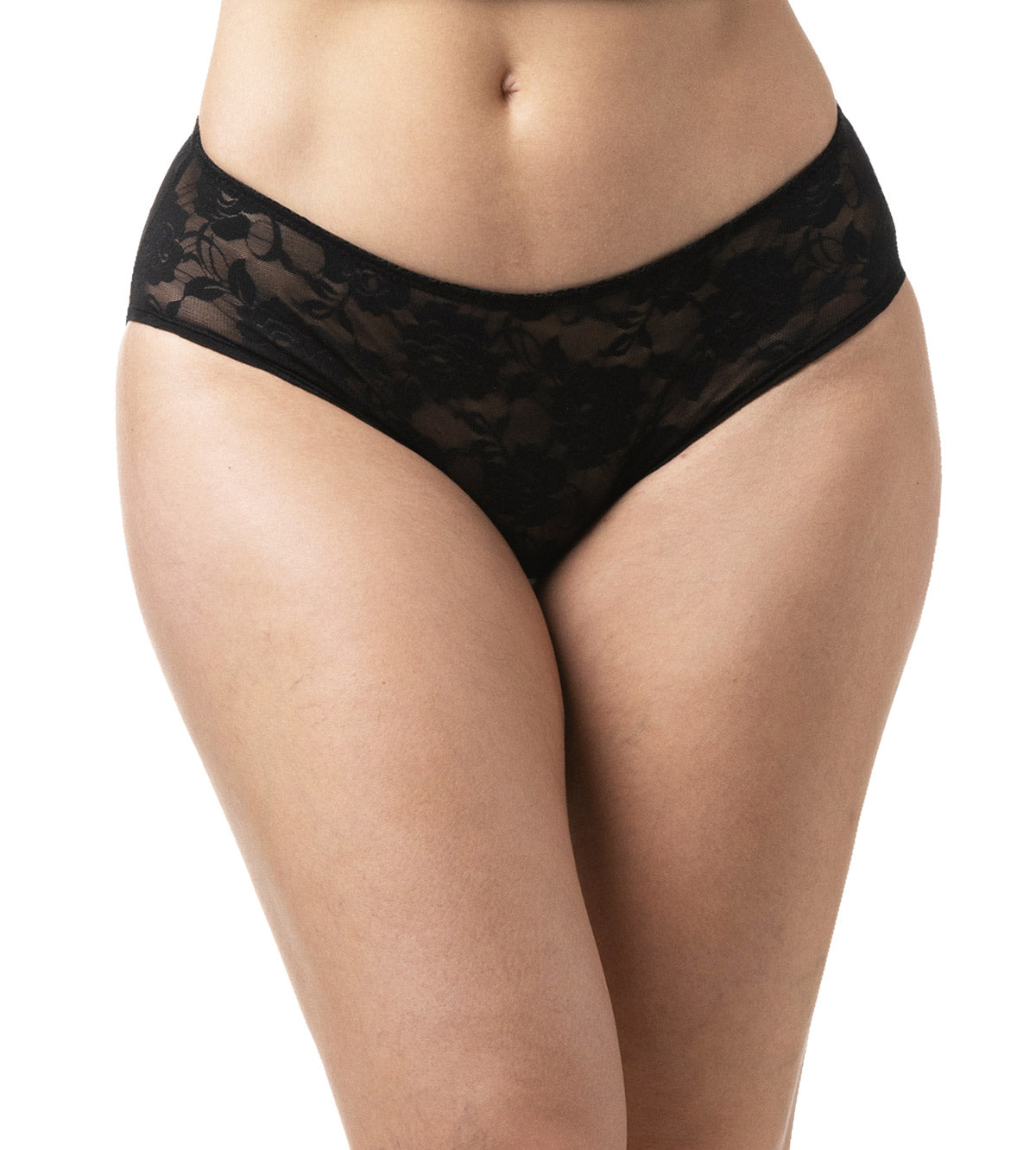 Flirt black bikini panties dark inner thighs