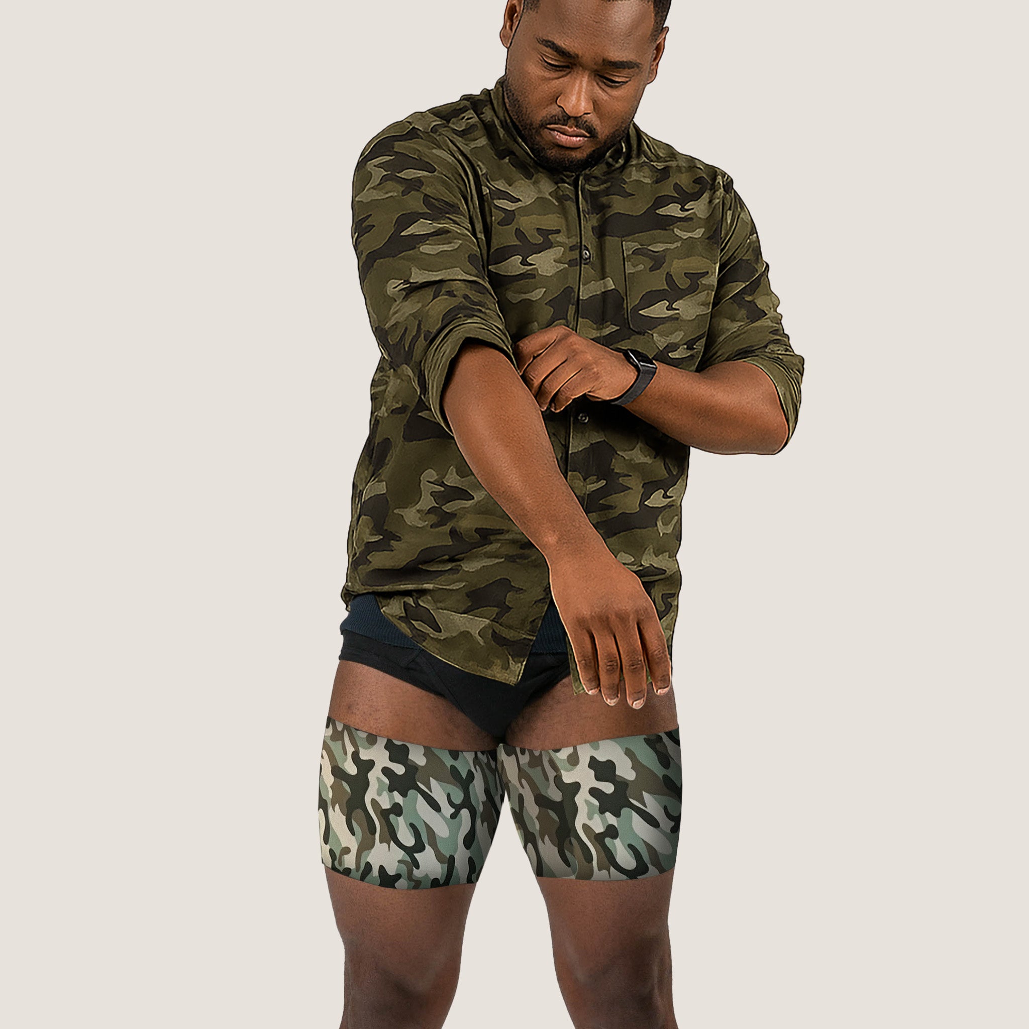 Bandelettes® Performance Thigh Bands for Men | Camouflage