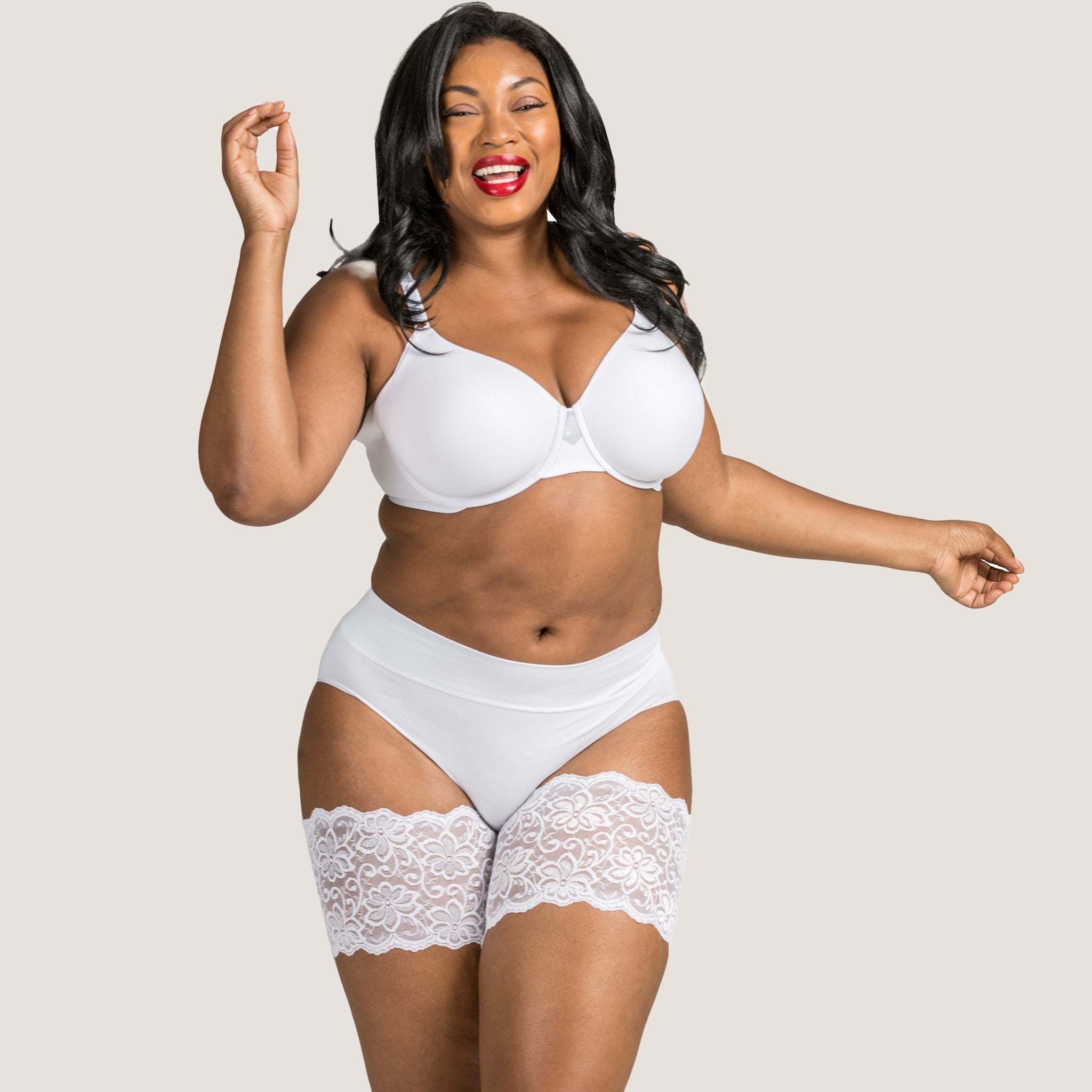 Dolce Thigh Bands by Bandelettes® | White